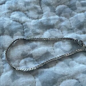 Elegant Silver Chain Bracelet